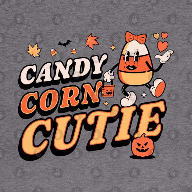 Candy Corn Cutie - Retro Vintage Candy Corn by OrangeMonkeyArt